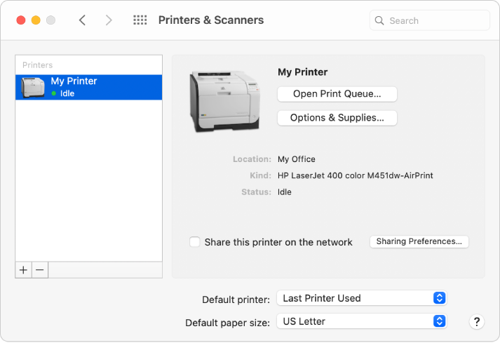 canon printer image class setting up for mac